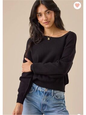 Altar’d State Black Knit Top | NWT
